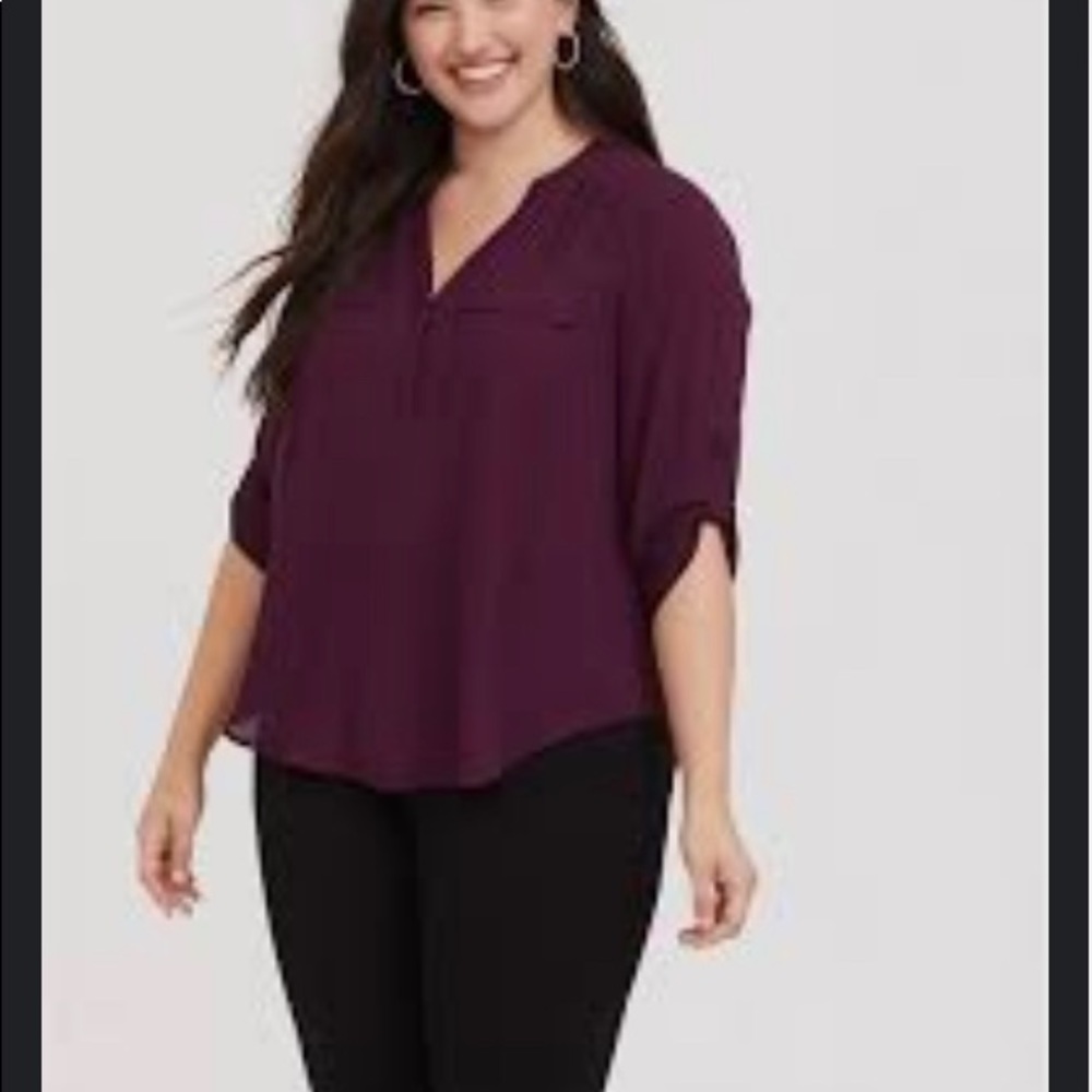 Torrid georgette top